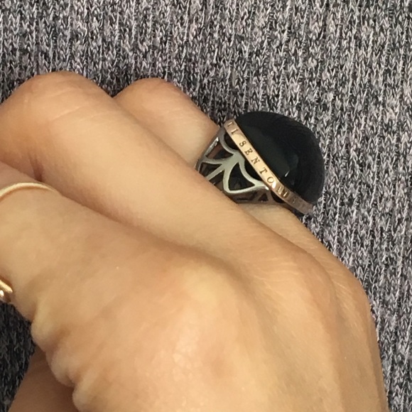 Ti Sento Ring Sterling/Rose Brown CZ Dome Sz 7 - Picture 3 of 8